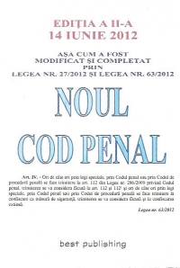 Noul Cod Penal, Editia a II-a - 14 iunie 2012