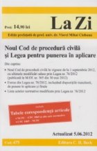 Noul Cod procedura civila Legea