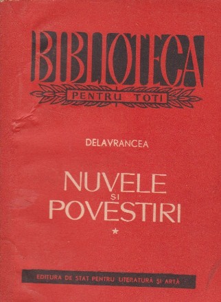 Nuvele si povestiri (Delavrancea), Volumele I si II