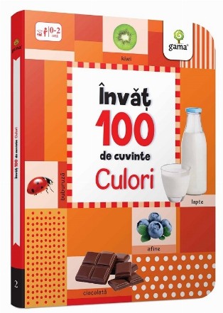 Învăţ 100 de cuvinte : culori