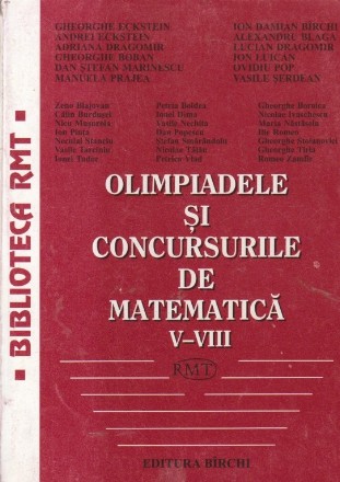 Olimpiadele si concursurile de matematica, V-VIII