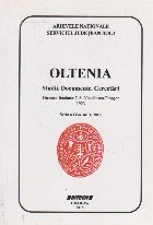 Oltenia. Studii. Documente. Cercetari. Seria a IV-a nr.3, 2015