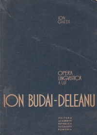 Opera lingvistica a lui Ion Budai Deleanu