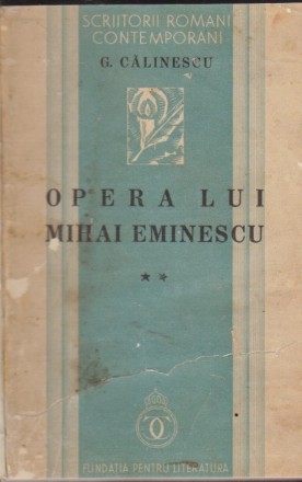 Opera lui Mihai Eminescu, Volumul al II-lea (Editie 1935, recopertata)