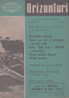 Orizonturi - Revista Pacii, Noiembrie 1957