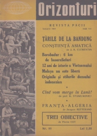 Orizonturi - Revista Pacii, Ianuarie 1958