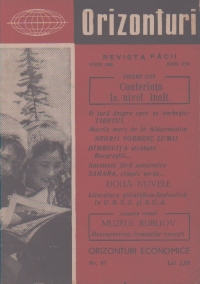 Orizonturi - Revista Pacii, Iunie 1959