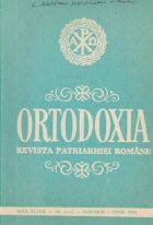 Ortodoxia - Revista Patriarhiei Romane, Nr. 1-2, Ianuarie-Iunie/1996