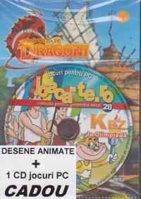 Pachet 1+1: Vanatorii de dragoni, volumul 1 + CD jocuri PC (Kez la Olimpiada)