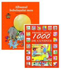 PACHET CORINT JUNIOR (ALBUMUL BEBELUSULUI MEU, PRIMELE MELE 1000 DE CUVINTE CU 1000 DE POZE)