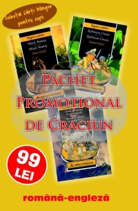 Pachet promotional Carti bilingve: Black Beauty, Ocolul pamantului in 80 de zile, Robinson Crusoe