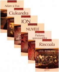 Pachet promotional Liviu Rebreanu (6 carti): Adam si Eva, Ciuleandra, Ion, Nuvele, Padurea Spanzuratilor, Rascoala