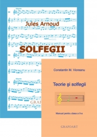 Pachet promotional Solfegii - J. Arnoud + (bonus Teorie si Solfegii manual pentru clasa a II-a)