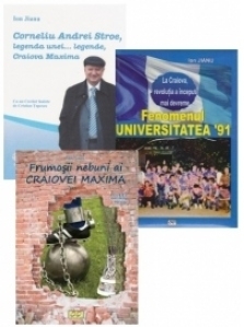 Pachet promotional Universitatea Craiova (3 carti): 1. Corneliu Andrei Stroe, legenda unei... legende, Craiova Maxima; 2. Fenomenul Universitatea 91; 3. Frumosii nebuni ai Craiovei Maxima