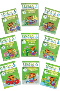 Pachet: Scoala celor sapte pitici, 3-4 ani (8 carti+1 gratis)