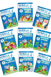 Pachet: Scoala celor sapte pitici, 1-2 ani (8 carti+1 gratis)