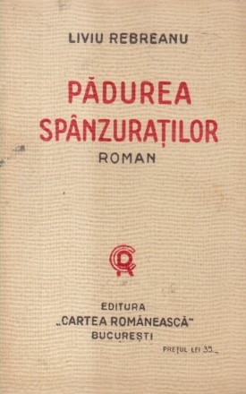 Padurea Spanzuratilor (Prima editie, 1922)