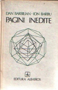 Pagini inedite (Dan Barbilian - Ion Barbu)