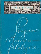 Pagini istorico-filologice