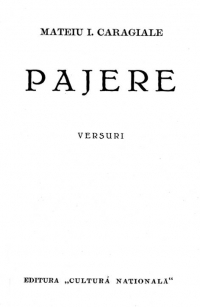 Pajere. Versuri