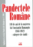 Pandectele    Romane supliment -140 ani de la nasterea lui Constantin Hamangiu - culegere    de studii