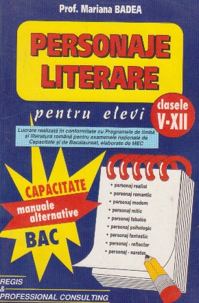 Personaje literare. Pentru elevi clasele V-XII