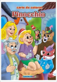 Pinocchio - carte de colorat + poveste (format B5)