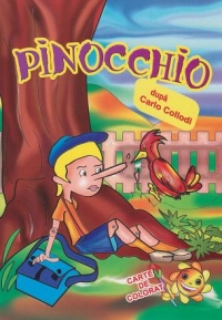 Pinocchio - Carte de colorat + poveste