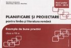 Planificare proiectare pentru limba literatura