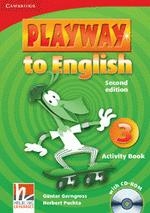 Playway to English 3 (2nd Edition) Activity Book with CD-ROM