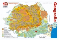 Pliant Geografia Romaniei 1 - Geografia fizica (hartile unitatilor de reflief)