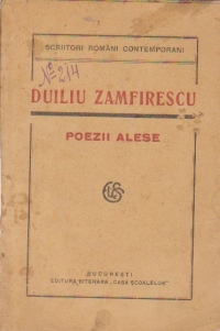 Poezii alese - Duiliu Zamfirescu