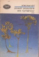 Poezii populare ale romanilor, Volumul al II-lea