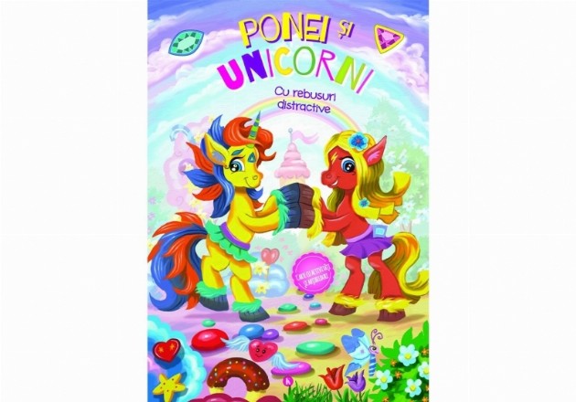 Ponei si Unicorni, carte cu activitati si abtibilduri