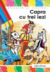 Povestim si coloram - Capra cu trei iezi