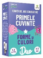 Primele cuvinte - Forme si culori. Carti de joc educative