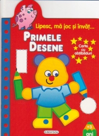 Lipesc, ma joc si invat... Primele desene - Carte cu abtibilduri