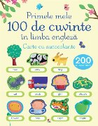 Primele mele 100 de cuvinte în limba engleză. Carte cu autocolante