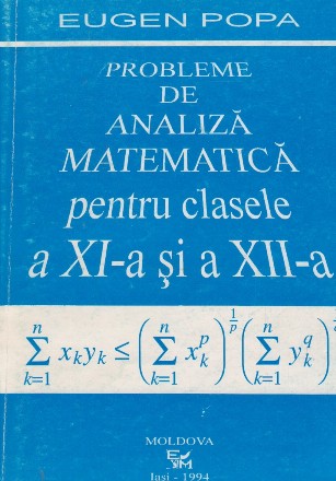 Probleme de Analiza Matematica pentru clasele a XI-a si a XII-a