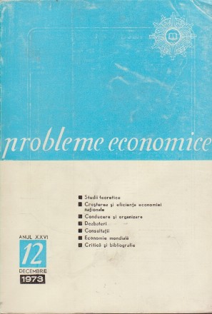 Probleme Economice, Nr. 12/1973