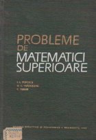 Probleme matematici suprioare