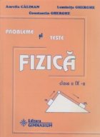 Probleme teste fizica clasa