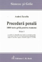 Procedura penala 1000 teste grila