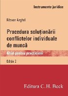 Procedura solutionarii conflictelor individuale munca