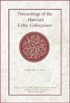 Proceedings of the Harvard Celtic Colloquium, 37: 2017