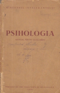 Psihologia - Manual pentru scolile medii