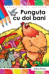 Punguta cu doi bani - Povestim si coloram