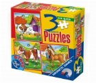 3 Puzzle magnetic - Animale