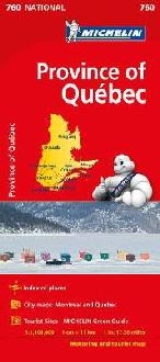 Quebec - Michelin National Map 0760