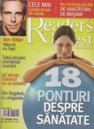 Reader s Digest, Octombrie 2007